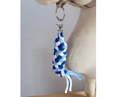 Super Hobby Horse Pavadėlis hobi arkliukui dvigubas – mėlynas/baltas