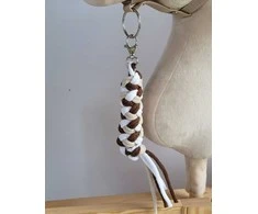 Super Hobby Horse Pavadėlis hobi arkliukui, dvigubas, šviesiai smėlio/rudas/baltas