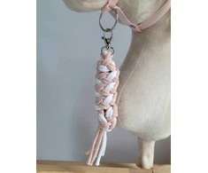 Super Hobby Horse Pavadėlis hobi arkliukui, baltas/rožinis
