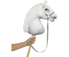 Super Hobby Horse Pavadėlis hobi arkliukui iš diržinės juostos – šalavijo spalvos