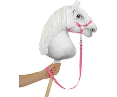 Super Hobby Horse Pavadėlis hobi arkliukui – rožinis dirželis