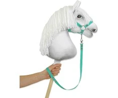 Super Hobby Horse Pavadėlis hobi arkliukui iš juostinio diržo – mėtų spalvos