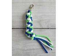Super Hobby Horse Pavadėlis hobi arkliukui, mėlynas/šviesiai žalias/baltas