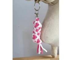 Super Hobby Horse Pavadėlis hobi arkliukui, rožinis/baltas, dvigubas