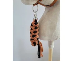 Super Hobby Horse Pavadėlis hobi arkliukui, juodas-rudas