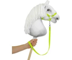 Super Hobby Horse Hobbyhorse pavadėlis iš juostinio diržo – neoninis žalias