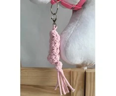 Super Hobby Horse Pavadėlis hobi arkliukui, dviguba virvė, rožinis