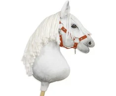 Super Hobby Horse Reguliuojamas kantaras hobi arkliukui A3 – rusvas