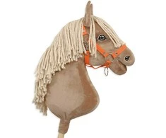 Super Hobby Horse Reguliuojamas kantaras hobi arkliukui – oranžinis