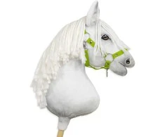 Super Hobby Horse Reguliuojamas kantaras hobi arkliukui A3 – laimo spalvos