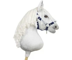 Super Hobby Horse Reguliuojamas džinsinis kantaras hobi arkliukui A3