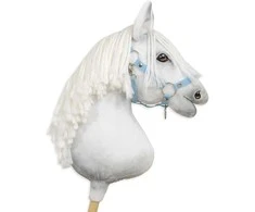 Super Hobby Horse Reguliuojamas kantaras hobi arkliukui, šviesiai mėlynas
