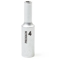 1/4" šešiakampė prailginta galvutė PROXXON 4mm