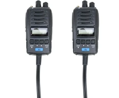 2 nešiojamų CB radijo stotelių komplektas TTi TCB-H100, 12V/24V maitinimo šaltinis, Roger Beep, triukšmo slopinimas (Squelch)