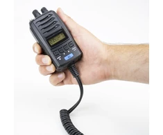 2 nešiojamų CB radijo stotelių komplektas TTi TCB-H100, 12V/24V maitinimo šaltinis, Roger Beep, triukšmo slopinimas (Squelch)