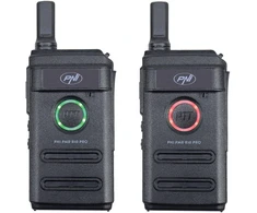 2 nešiojamų radijo stotelių rinkinys PNI PMR R10 PRO, 446MHz, 0.5W, 16 programuojamų kanalų, 16 PMR ir 50 CTCSS bei 104 DCS tonų, monitorius, paieška