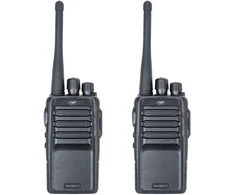 2 nešiojamų radijo stotelių rinkinys PNI PMR R15 0.5W, 16 programuojamų kanalų, 16 PMR ir 50 CTCSS bei 104 DCS tonų, ASQ, TOT, monitorius, programuojama, 1200mAh baterija