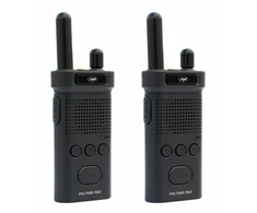 2 nešiojamų radijo stotelių rinkinys PNI PMR R60 446MHz, 0.5W, 16 programuojamų kanalų, 16 PMR ir 50 CTCSS bei 104 DCS tonų, nuskaitymas (Scan), klaviatūros užraktas, SOS, monitorius, 1200mAh baterija