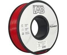 3D Plastikas – Filamentas ABS+ raudonas | 1.75 mm, 1kg | Professional LAB