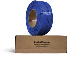 3D Plastikas – Filamentas ABS Refill/Papildymas mėlynos spalvos | 1.75 mm, 1kg | Bambu Lab