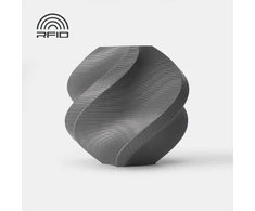 3D Plastikas – Filamentas ABS With spool/Su rite Sidabro spalvos | 1.75 mm, 1kg | Bambu Lab