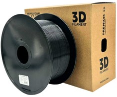 3D Plastikas – Filamentas PETG juodas | 1.75 mm, 3kg | Professional LAB