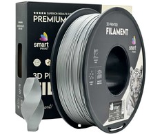 3D Plastikas – Filamentas PETG sidabrinis | 1.75 mm, 1kg | SPrint