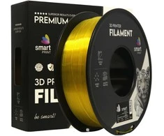 3D Plastikas – Filamentas PETG transparent yellow | 1.75 mm, 1kg | SPrint