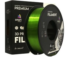 3D Plastikas – Filamentas PETG transparent žalias | 1.75 mm, 1kg | SPrint