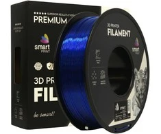 3D Plastikas – Filamentas PETG transparent mėlynas | 1.75 mm, 1kg | SPrint