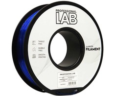 3D Plastikas – Filamentas PETG transparent mėlynas | 1.75 mm, 1kg | Professional LAB