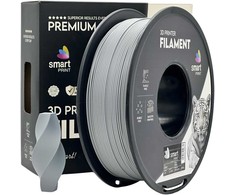 3D Plastikas – Filamentas PLA pilkas | 1.75 mm, 1kg | SPrint