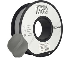 3D Plastikas – Filamentas PLA+ pilkas | 1.75 mm, 1kg | Professional LAB