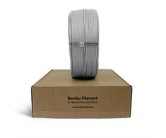 Bambu Lab Refill PLA Basic plastikas 1.75mm 1kg - Sidabrinis