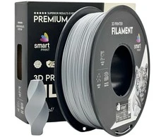 3D Plastikas – Filamentas PLA+ sidabrinis | 1.75 mm, 1kg | SPrint
