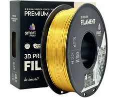 3D Plastikas – Filamentas PLA Silk aukso spalvos | 1.75 mm, 1kg | SPrint