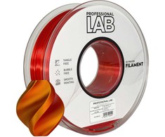 3D Plastikas – Filamentas PLA Silk Dual Color raudonas auksinis | 1.75 mm, 1kg | Professional LAB