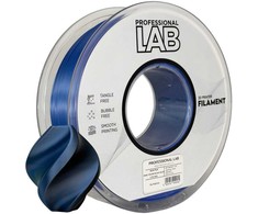 3D Plastikas – Filamentas PLA Silk Dual Color juodas mėlynas | 1.75 mm, 1kg | Professional LAB