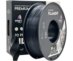 3D Plastikas – Filamentas PLA Silk juodas | 1.75 mm, 1kg | SPrint