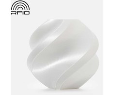 3D Plastikas – Filamentas PLA Silk+ Refill/Papildymas baltos spalvos | 1.75 mm, 1kg | Bambu Lab