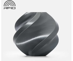 3D Plastikas – Filamentas PLA Silk+ Refill/Papildymas Titan pilkos spalvos | 1.75 mm, 1kg | Bambu Lab