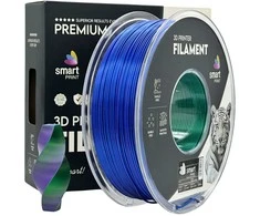 3D Plastikas – Filamentas PLA Silk Tri Color mėlynas žalias violetinis | 1.75 mm, 1kg | SPrint