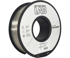 3D Plastikas – Filamentas PLA+ transparent | 1.75 mm, 1kg | Professional LAB