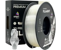3D Plastikas – Filamentas PLA+ skaidrus | 1.75 mm, 1kg | SPrint