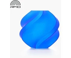 Bambu Lab PLA Translucent plastikas 1.75mm 1kg – pridedama daugkartinio naudojimo ritė – Ice Mėlyna