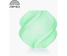Bambu Lab PLA Translucent plastikas 1.75mm 1kg – pridedama daugkartinio naudojimo ritė – Light Jade