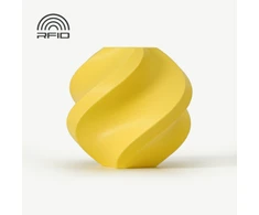 Bambu Lab PLA matinis plastikas 1.75mm 1kg – pridedamas su daugkartinio naudojimo rite – Lemon Geltona