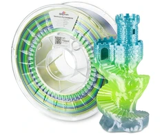 3D plastikas PLA silk Rainbow FROST GLOSS 1kg SPECTRUM
