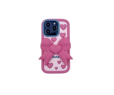 3Dcase DĖKLAS CASE 3D CUTE BOW IPHONE 13 PRO