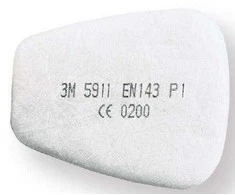 3M kietųjų ir skystųjų dalelių priešfiltris 5911, P1 R, 1 vnt